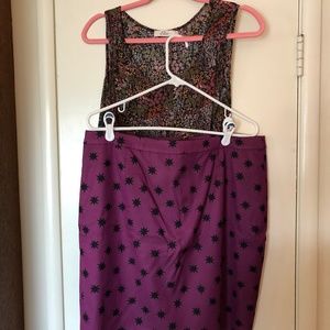 Purple Floral Outfit